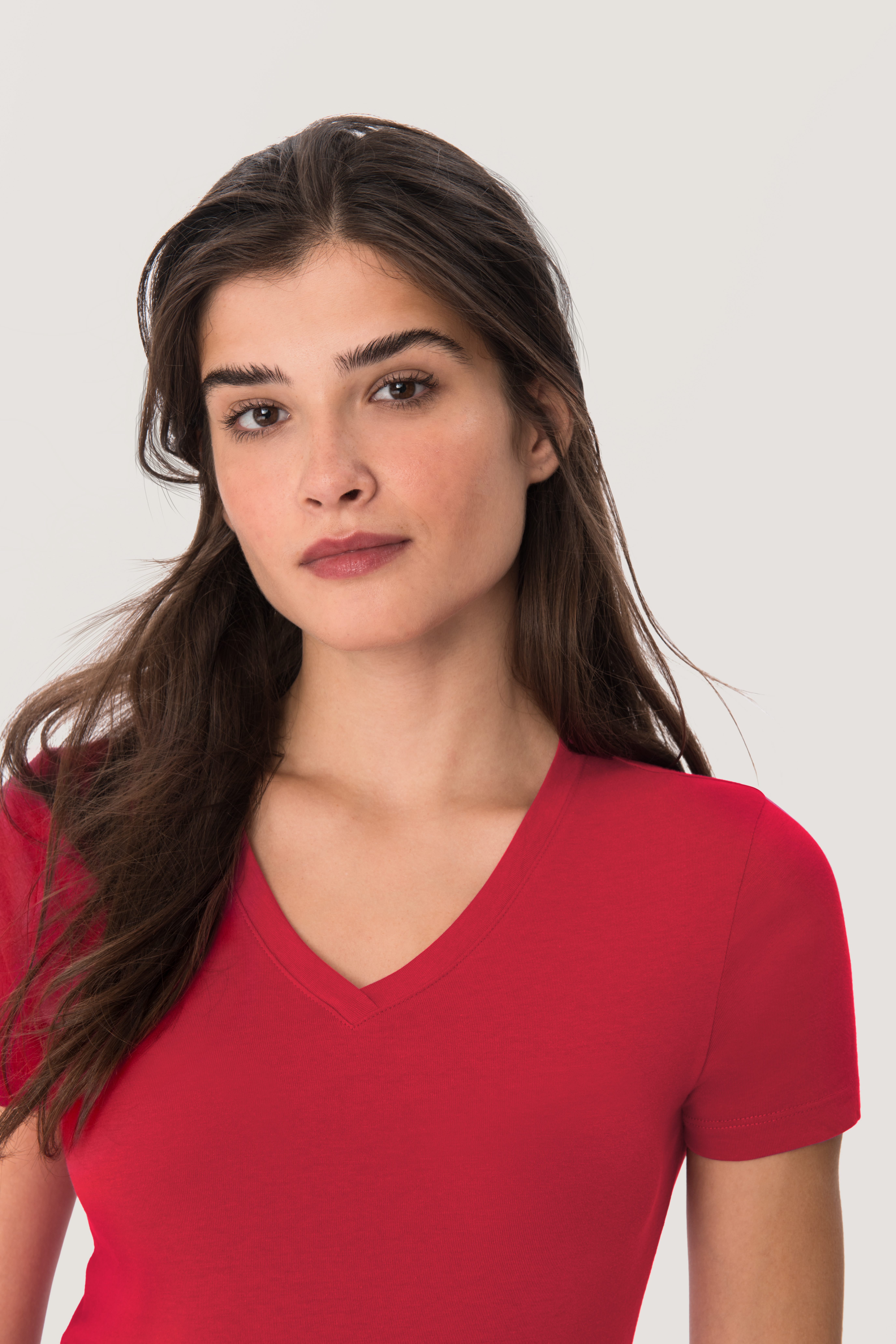 126HAK Damen TShirt Classic V-Ausschnit von Hakro NO. 126