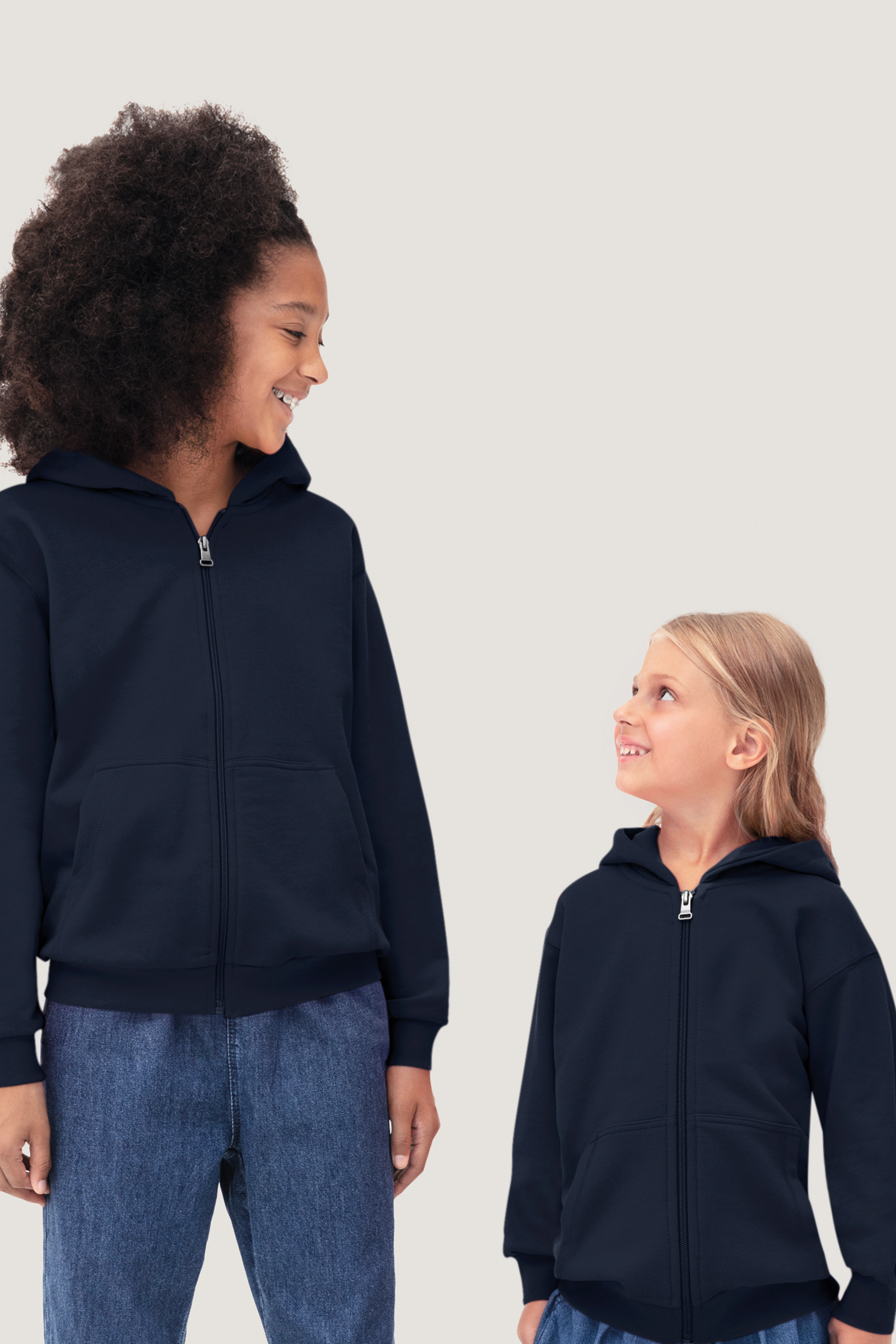 Kinder Kapuzen-Sweatjacke Premium HAKRO Kinder Kapuzen-Sweatjacke Premium HAKRO